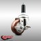 Service Caster 3 Inch 316SS Maroon Polyurethane Swivel 1 Inch Expanding Stem Caster Brake SCC-SS316EX20S314-PPUB-MRN-TLB-1 - alternate 3